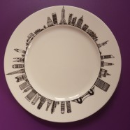 Assiette &laquo;&nbsp;New York&nbsp;&raquo;