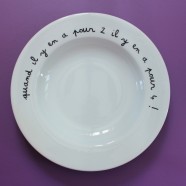 Plat creux &laquo;&nbsp;Dictons Culinaires&nbsp;&raquo;