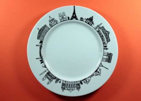 Assiette « Paris » Assiette « Paris »