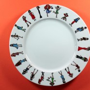 Assiette &laquo;&nbsp;I Love Shopping&nbsp;&raquo;
