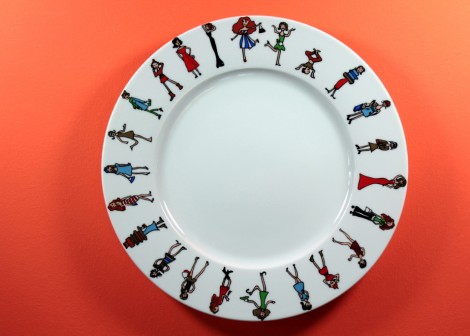 Assiette « I Love Shopping » Assiette « I Love Shopping »
