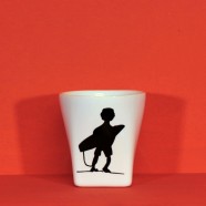 Tasse café &laquo;&nbsp;surfeur&nbsp;&raquo;