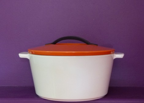 Cocotte ronde Révolution orange