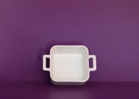 Mini Terrine carrée blanche Mini Terrine carrée blanche