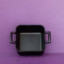 Mini Terrine carrée noire