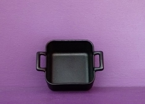 Mini Terrine carrée noire Mini Terrine carrée noire