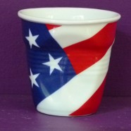 Tasse froissée Flag USA