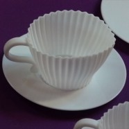 Moules à cupcakes &laquo;&nbsp;tasses à thé&nbsp;&raquo;