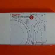 Set de table design &laquo;&nbsp;emplacement&nbsp;&raquo;