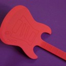 Spatule Guitare rouge