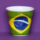 Tasse froissée Flag Brésil