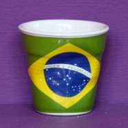 Tasse froissée Flag Brésil