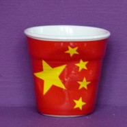 Tasse froissée Flag Chine