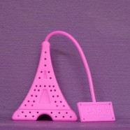 Infuseur à thé &laquo;&nbsp;Tour Eiffel&nbsp;&raquo; rose