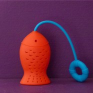 Infuseur silicone Poisson rouge