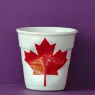 Tasse froissée Flag Canada