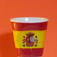 Tasse froissée Flag Espagne par Revol