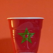 Tasse froissée Flag Maroc par Revol