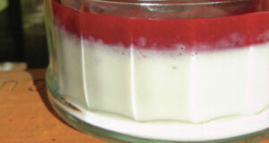 panna cotta framboises