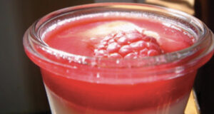 panna cotta framboises