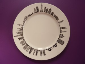 Assiette New York par Assiettes et Compagnie