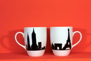 Mug Paris New York de la collection Carnet de Voyage par Assiettes et Cie