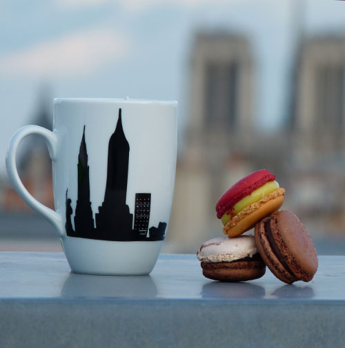 mug Paris New York par Assiettes et compagnie fabrication française par Revol