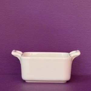 terrine carrée en porcelaine française revol