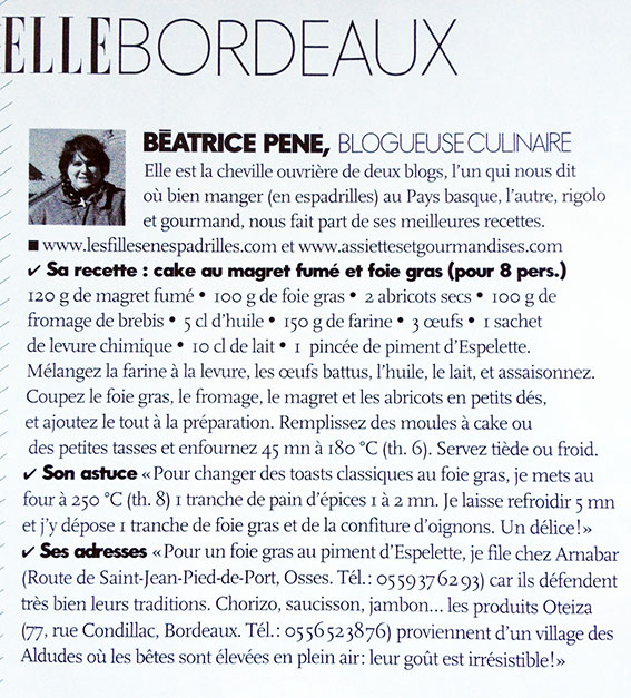 article beatrice pene ELLE decembre 2013