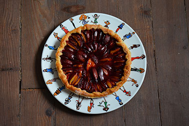 plat shopping pour une belle tarte aux prunes