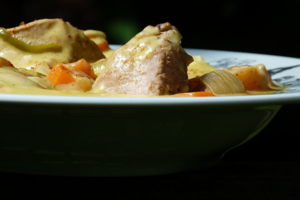 LA BLANQUETTE DE VEAU AU GINGEMBRE PAR ASSIETTES ET GOURMANDISES