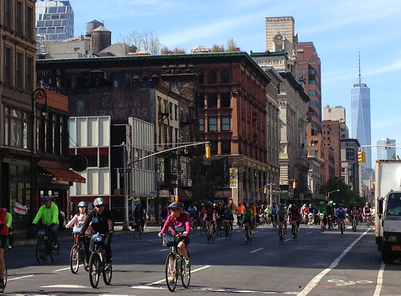 new york course à vela 5 boro bike tour mai 2015