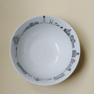 coupelle biarritz par assiettes et compagnie, éditée par la maison revol, porcelaine made in france; création originale d'assiettes et compagnie