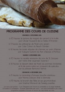 ventes privées à l'atelier d'assiettes et compagnie : programme des cours de cuisine gratuits avec des chefs de la région