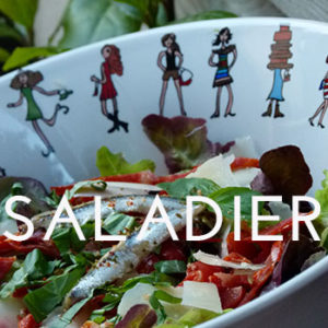 tous nos modèles de saladiers en porcelaine sont fabriqués par la maison Revol - design par béatrice Lassus Pene pour Assiettes et compagnie
