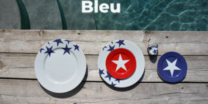 collection bleu pour mettre des etoiles à table par assiettes et cie