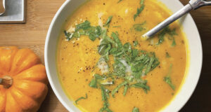 soupe de potiron dans un blo la plage par assiettes et cie