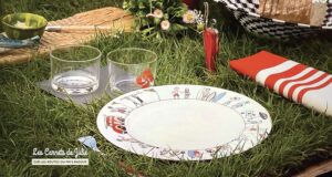 l'émission lels carnets de julie au pays basque ont invité des basques et aussi béatrice la créatrice d'assiettes et compagnie pour un repas exceptionnel sur la rhune - assiette pays basque et family surf d'assiettes et compagnie