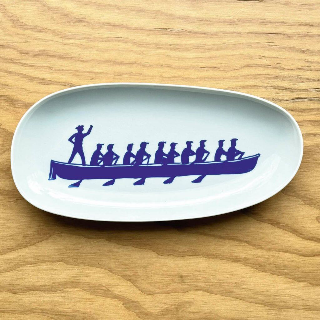 assiette longue la trainière, une merveille pour vos meilleures recettes basques ... ou autre
